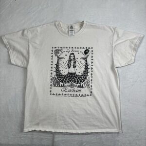 VTG La Sirene Enchant Zombie's House of Voodoo Short Sleeve Shirt Men's XL Stain